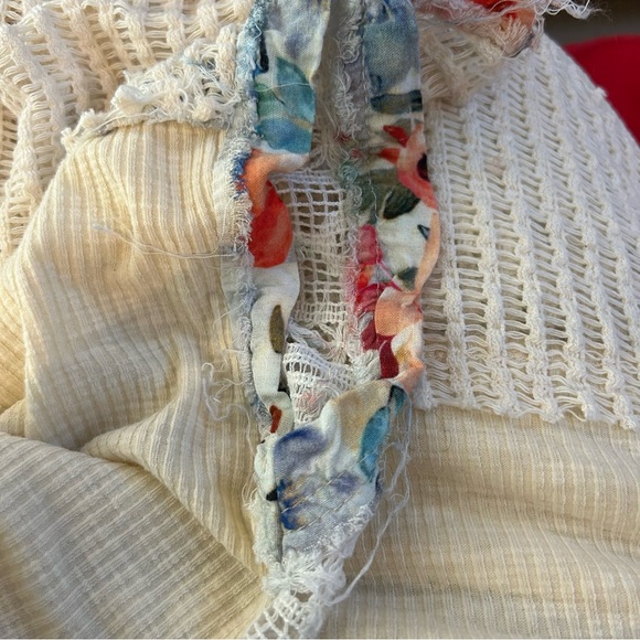 POL Birdie Patchwork Mesh Oversized Tee - Picture 12 of 15